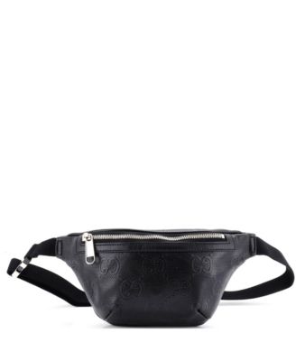 GG Embossed Small Belt Bag, 9" x 6" x 2"