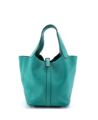 Pre-Owned HERMES Pre-Owned Hermes MM Picotin Lock Bag Clemence