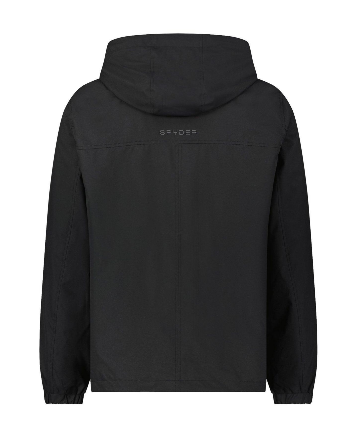 Мужская куртка Spyder Gale Lightweight Hooded Windbreaker, цвет: Чёрный — фото 4