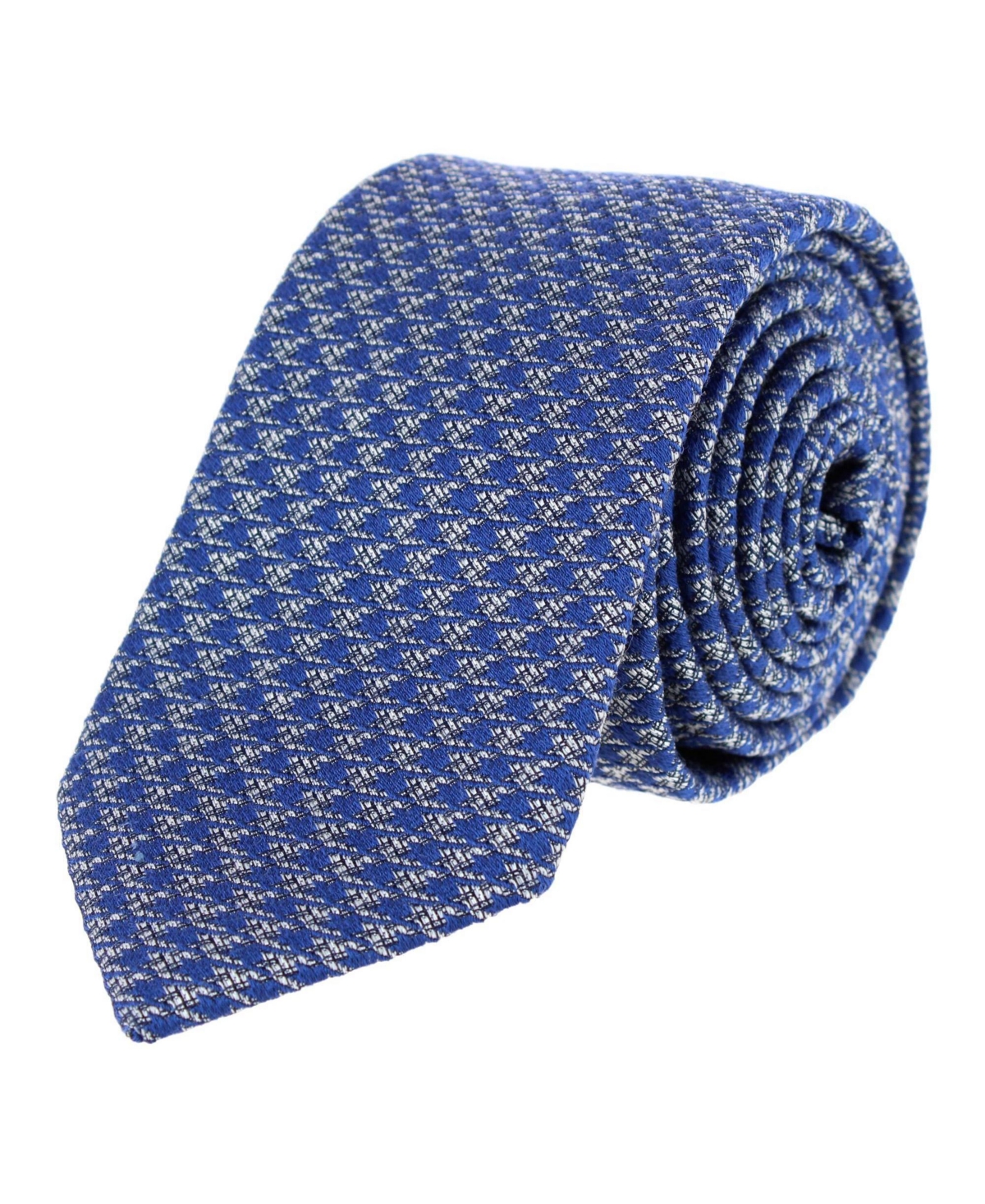 Trafalgar Men's Nereus Diamond Pattern Slim Wool-Blend Tie