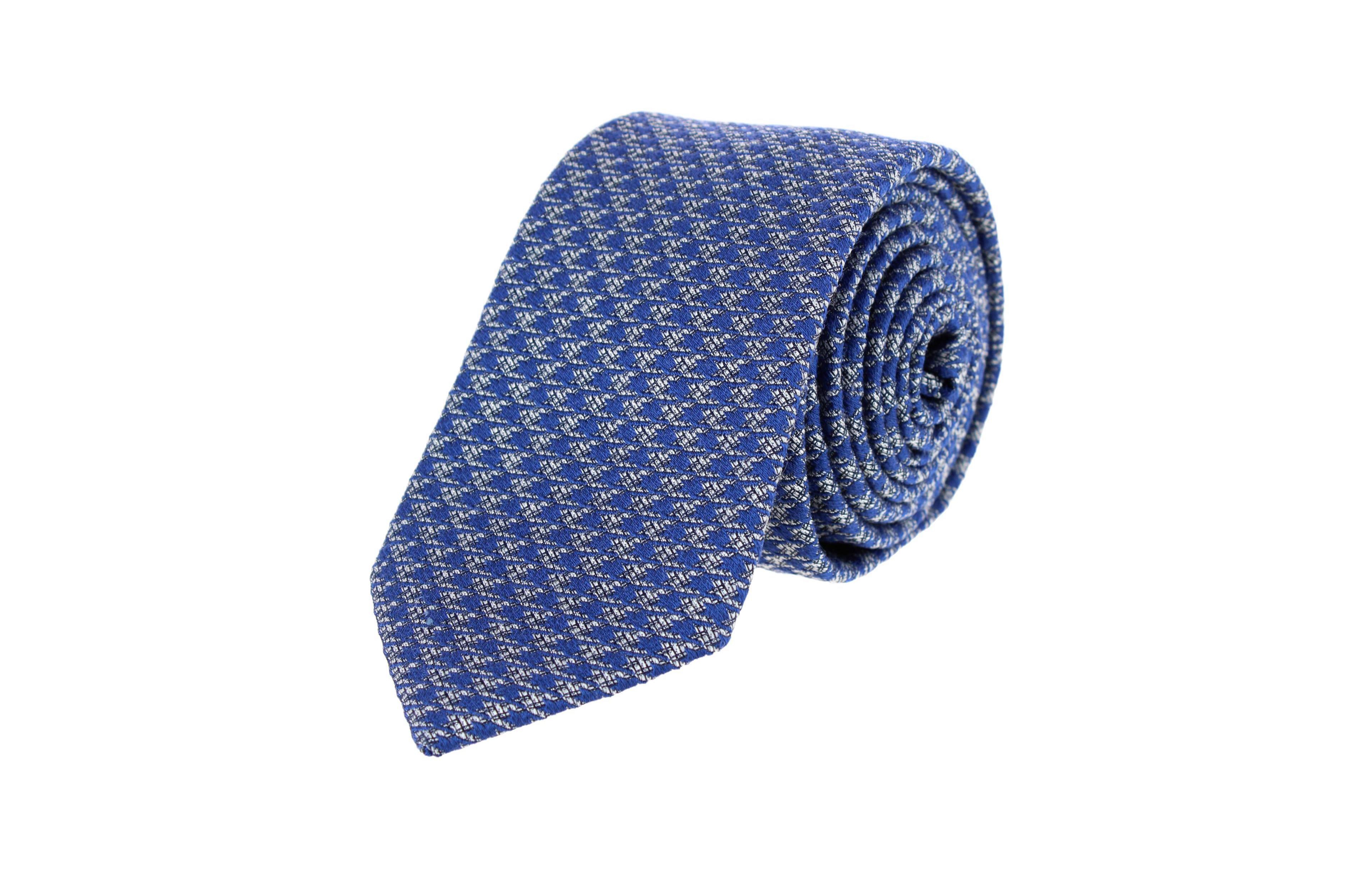Trafalgar Men's Nereus Diamond Pattern Slim Wool-Blend Tie