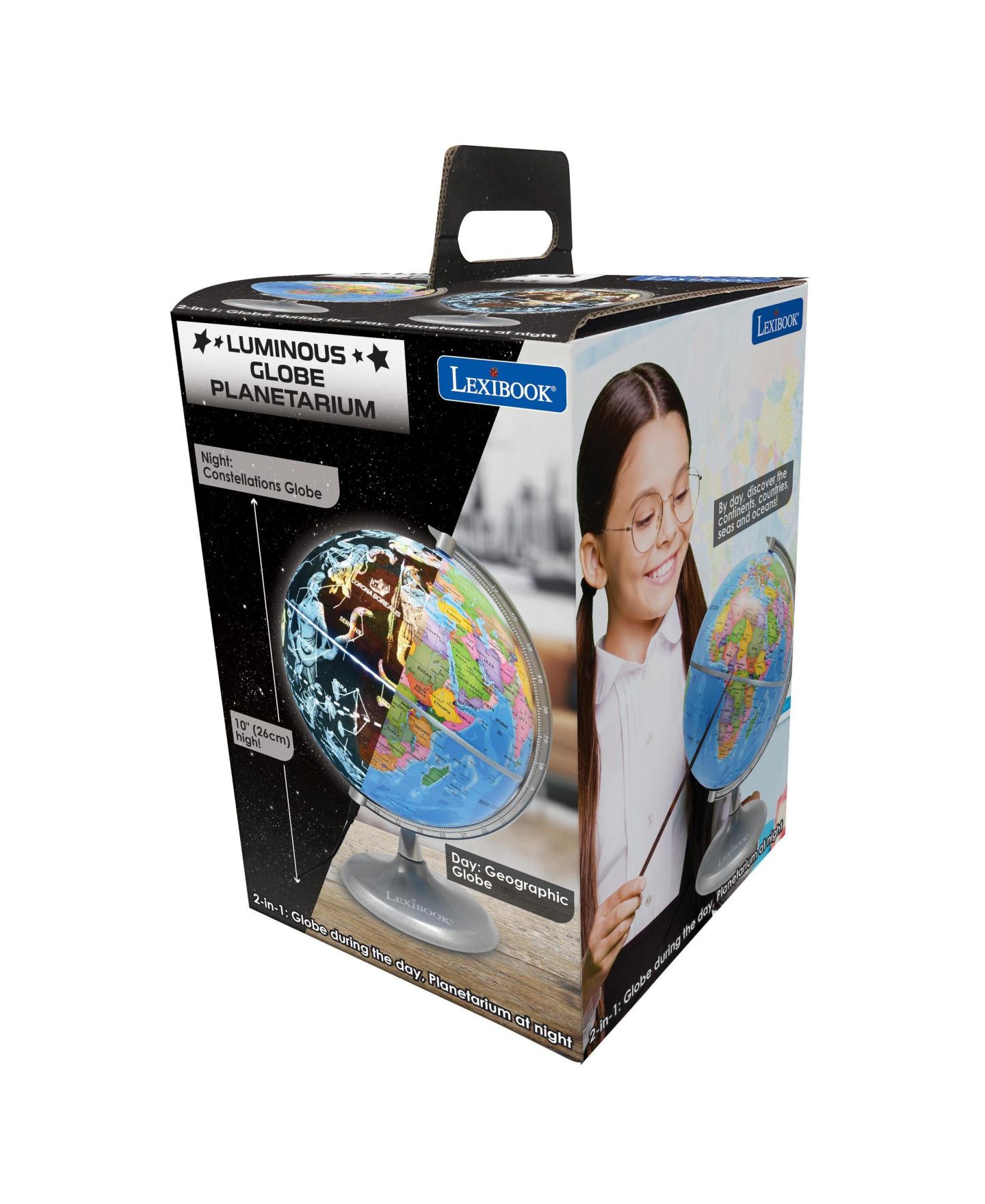 Детская игрушка Lexibook Luminous Constellation Globe, от 8 лет, цвет: Чёрный — фото 8