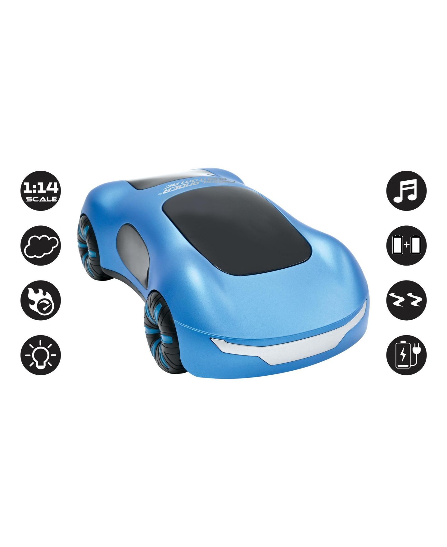 Детская игрушка Lexibook Crosslander Phantom Gesture Control Drift Mode Smoke RC Racing Car RC65, цвет: Синий — фото 2