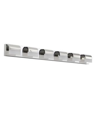 BUADAYS 6 Light LED Modern Bathroom Vanity Lighting Over Mirror Bath Wall Light Fixture