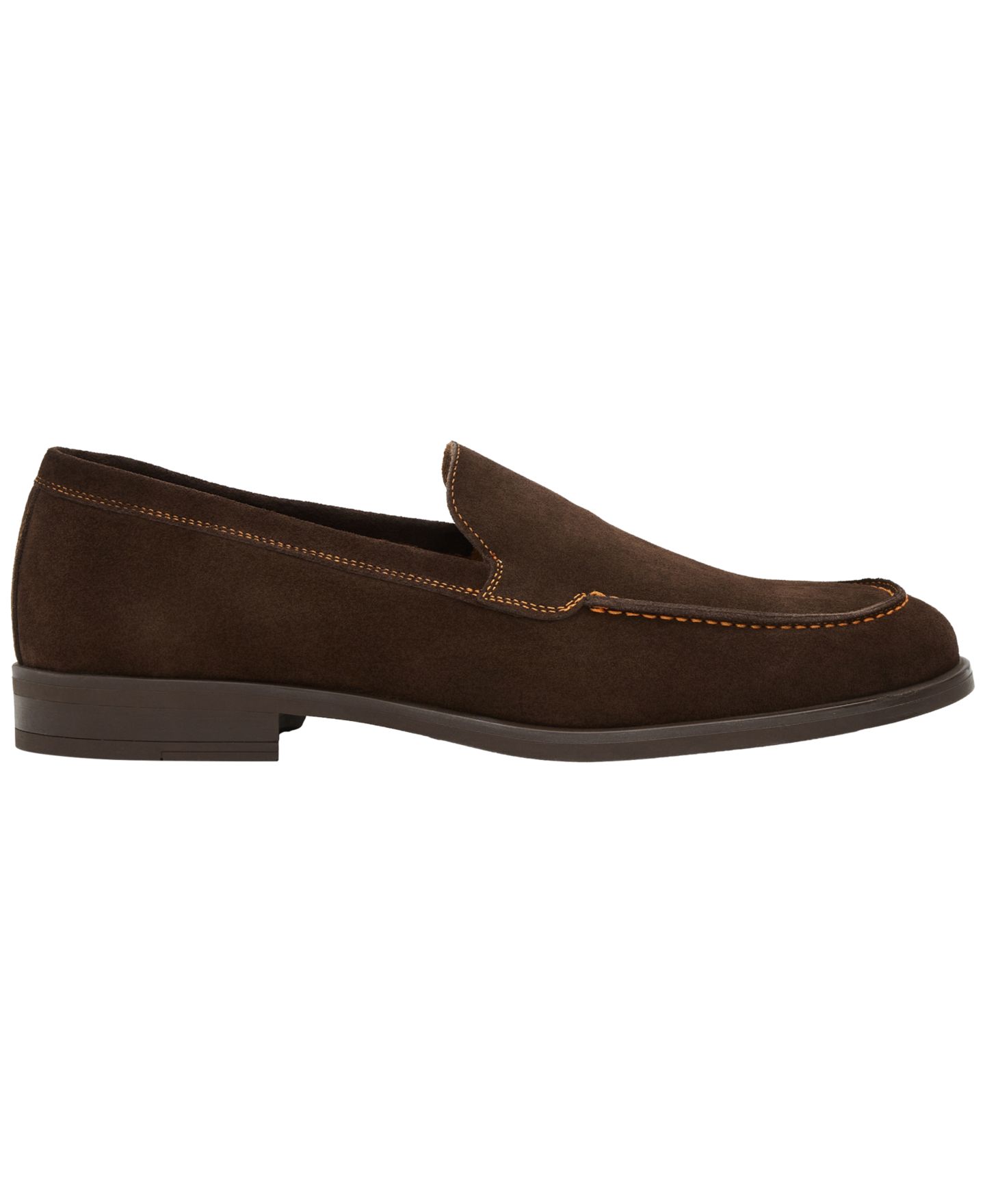 Мужские туфли Bruno Magli Fiore Premium Suede Round Toe, цвет: Тёмный коричневый замшевый — фото 2