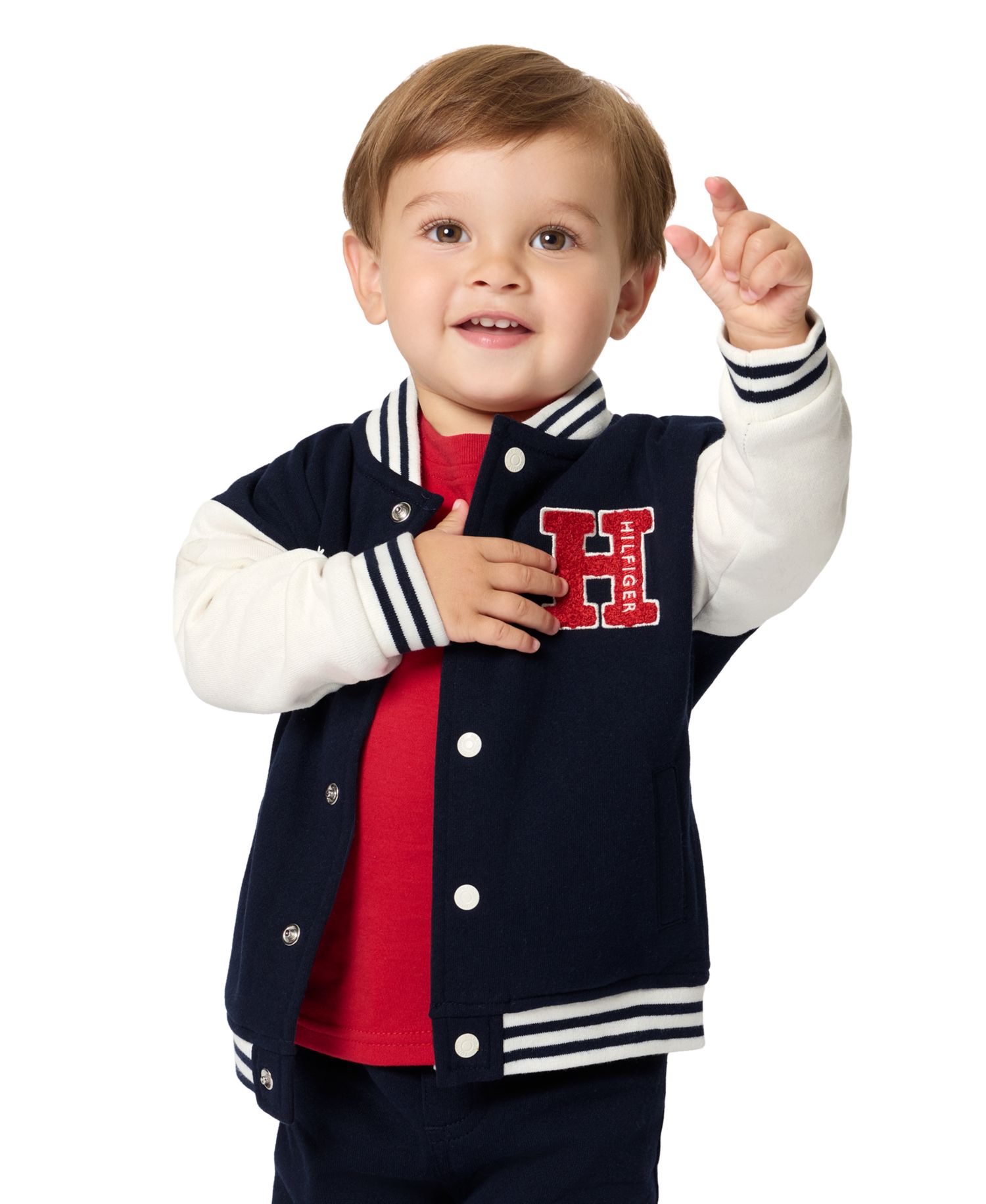 Baby Boys' Fleece Varsity Jacket, T-Shirt and Jogger Pants, 3-Piece Set
