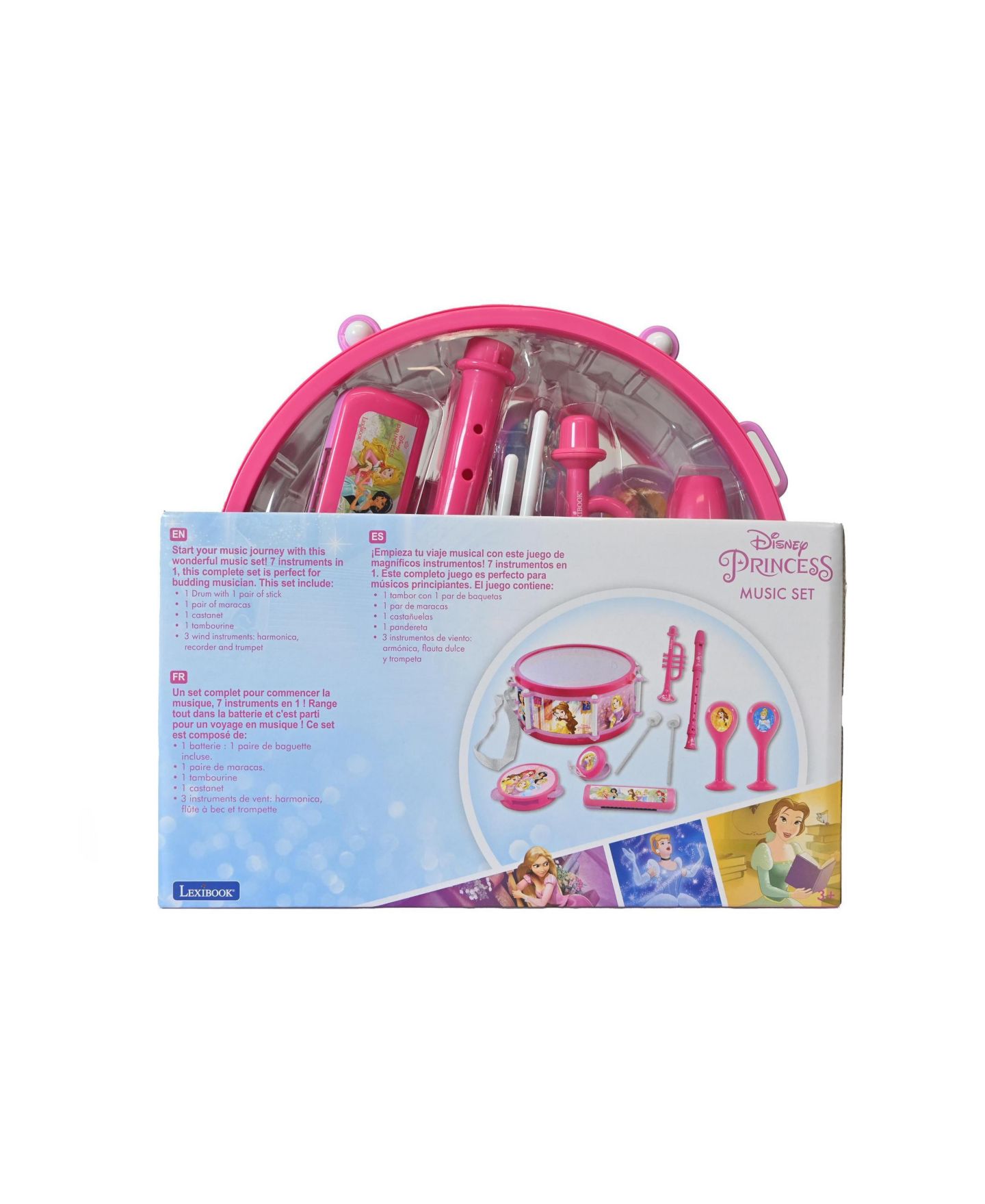 Детские игрушки Disney Princess 7-Piece Music Instruments Set, K360DP, Ages 3+ — фото 7