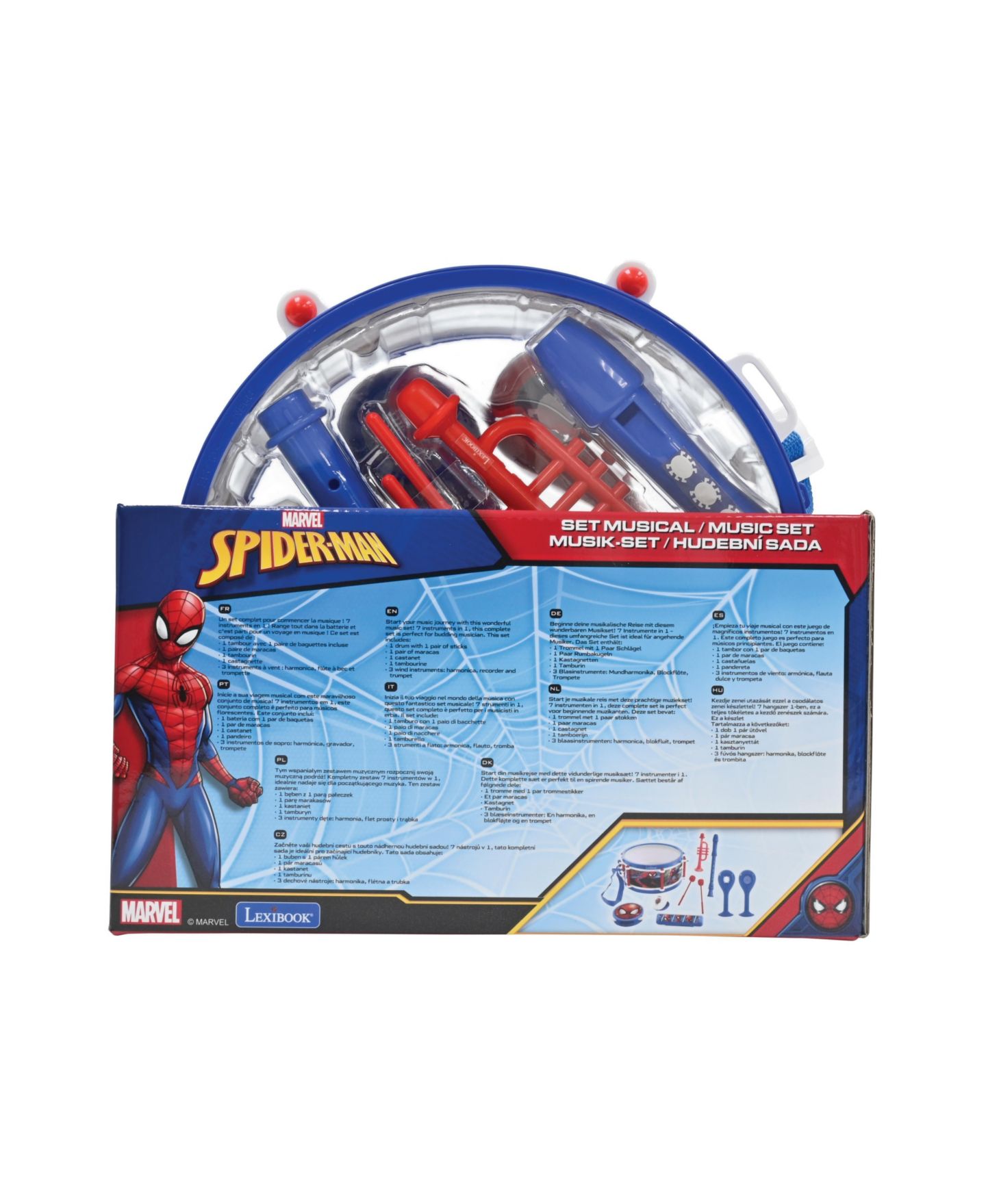 Детские игрушки Spiderman Musical Instruments 7-Piece Set, от 3 лет — фото 7