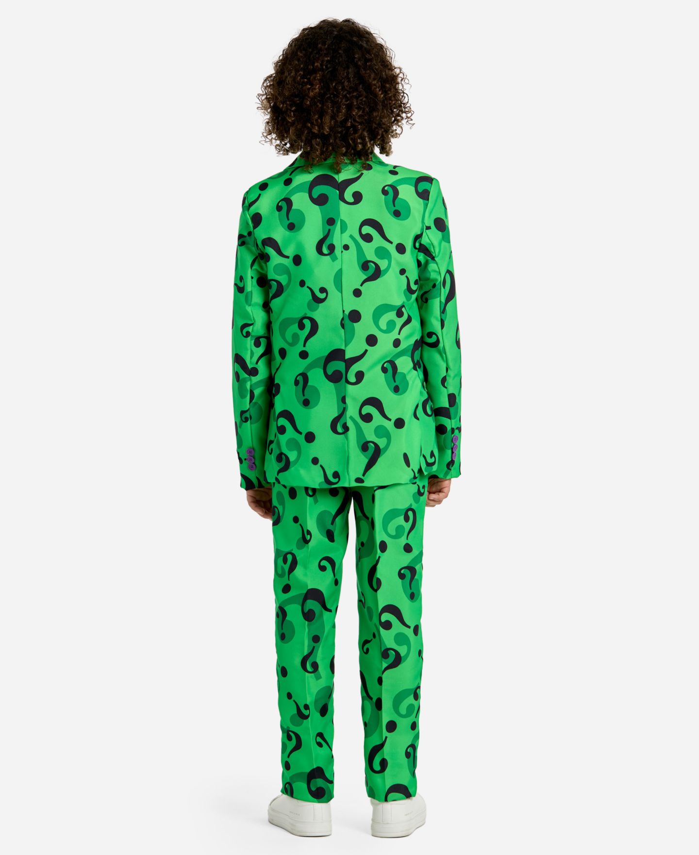 Детский комплект OppoSuits The Riddler: блейзер с длинным рукавом, брюки и галстук, 8-20, цвет: Зелёный — фото 3