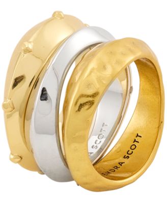 Two-Tone Oakland Ring, 3-Piece Set