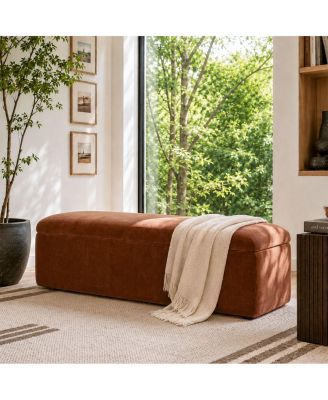 Storage Ottoman Bench With Lift-Top, Upholstered Bedroom End-of-Bed Bench, Entryway Storage Bench With Hidden Compartment
