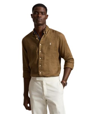 Men's Classic-Fit Linen Shirt	