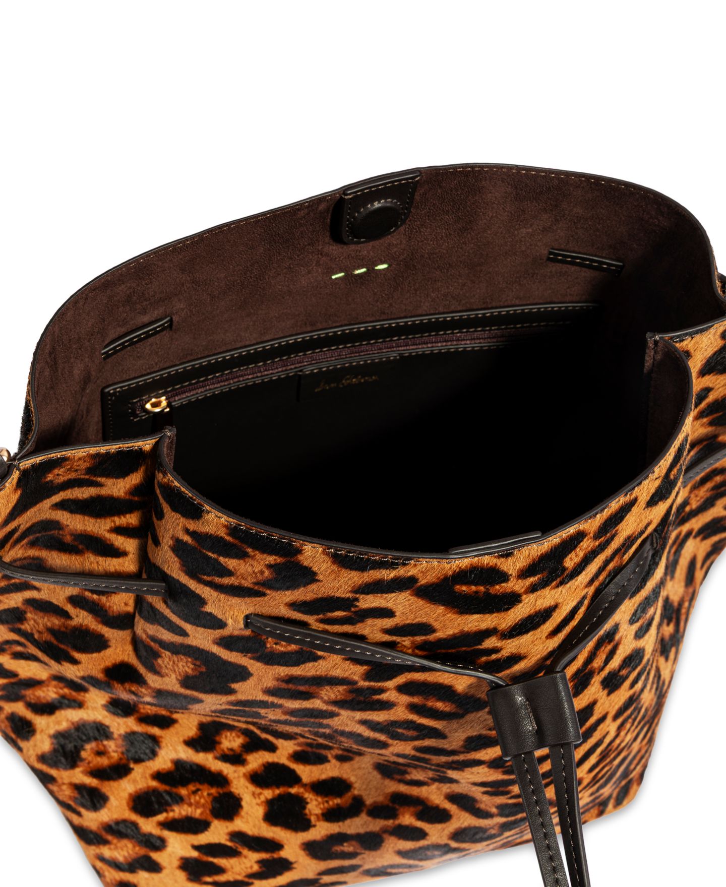Женская сумка Sam Edelman Kate Bucket, цвет: Leoaprd — фото 4