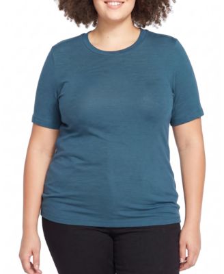 Plus Size Foundation Short-Sleeve Crew Neck Tee