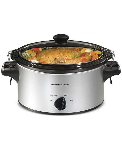Hamilton Beach Stay or Go® 4Qt. Slow Cooker & Reviews Small