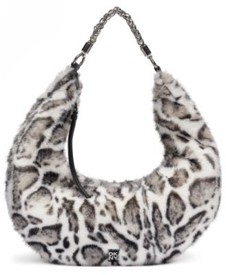 Rocky Animal Print Large Hobo Handbag