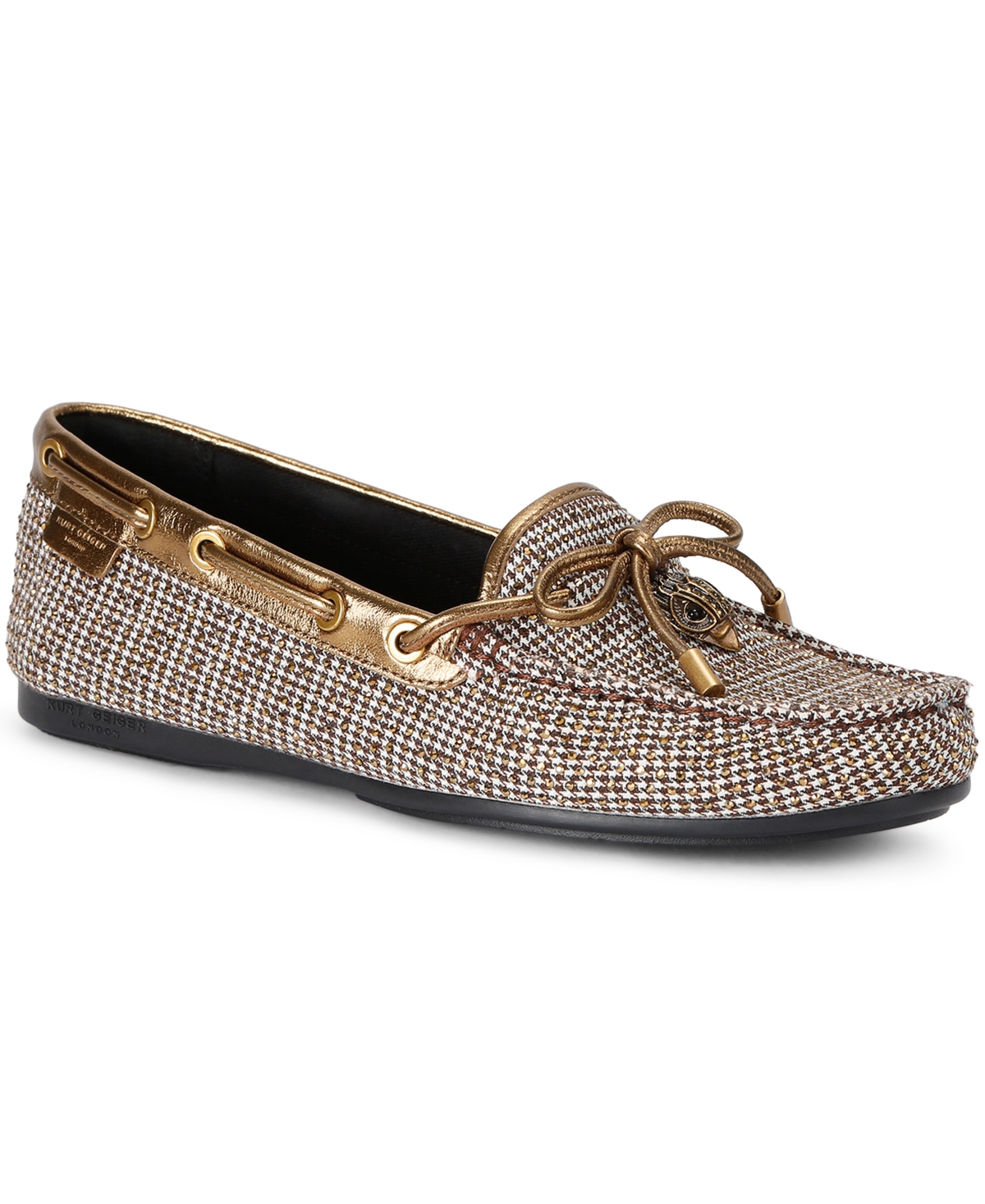 Kurt Geiger London Women's Eagle Embellished Square-Toe Loafers