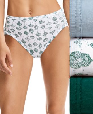 Women's Elance French Cut 3 Pack Underwear 1485 1487, Extended Sizes