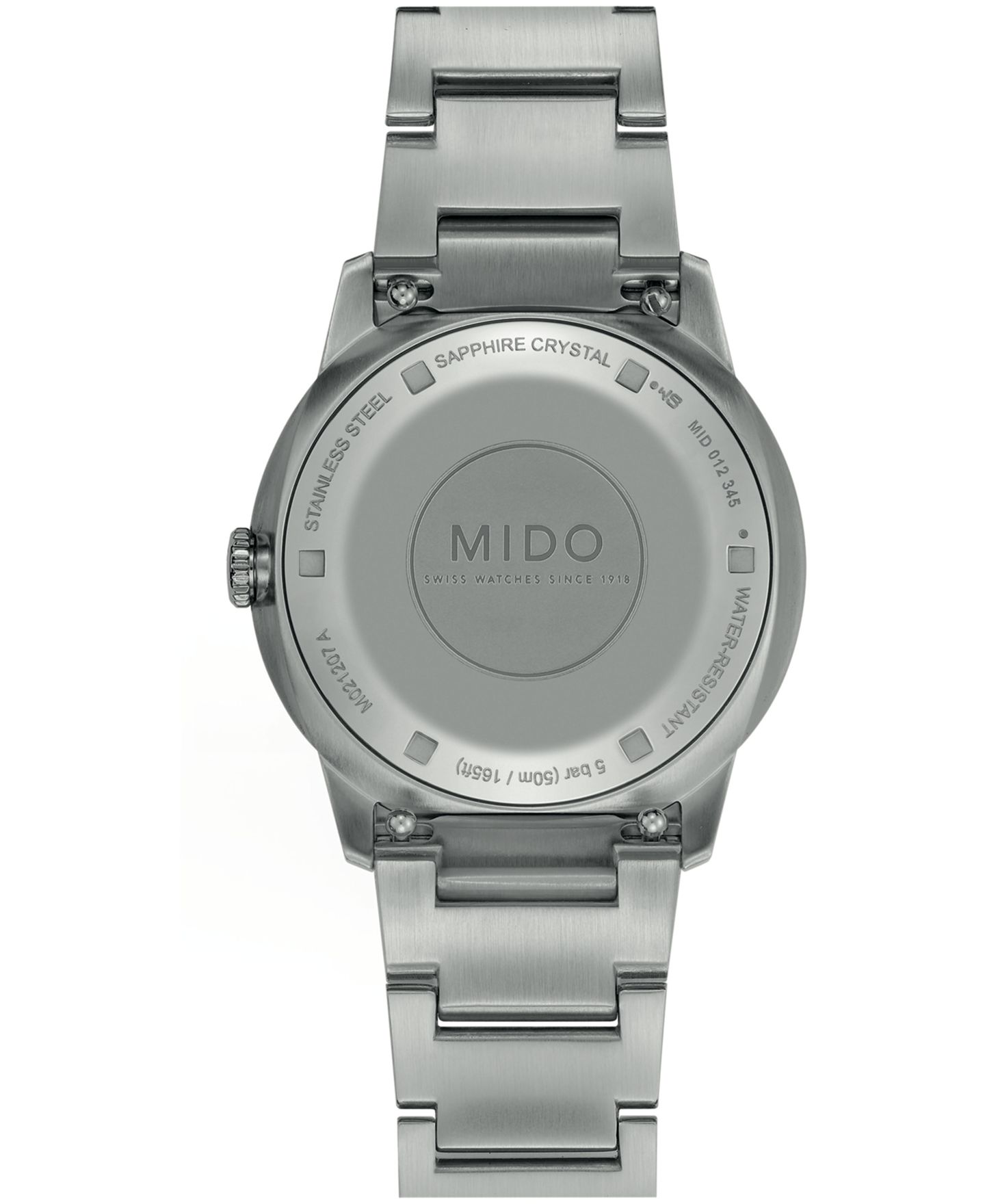 Женские часы Mido Swiss Automatic Commander Mother of Pearl Dial with Diamond Hour Markers Stainless Steel 34mm — фото 2