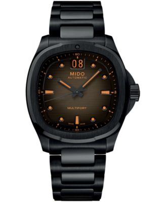 Men's Swiss Automatic Multifort TV Big Date Stainless Steel Watch 40mm