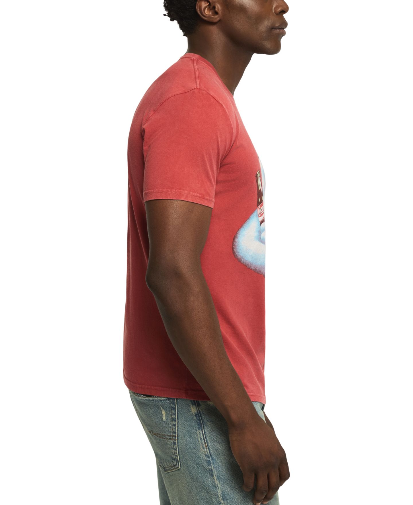 Мужская футболка Lucky Brand Coke Polar Bear Print Crewneck, цвет: Красный — фото 2