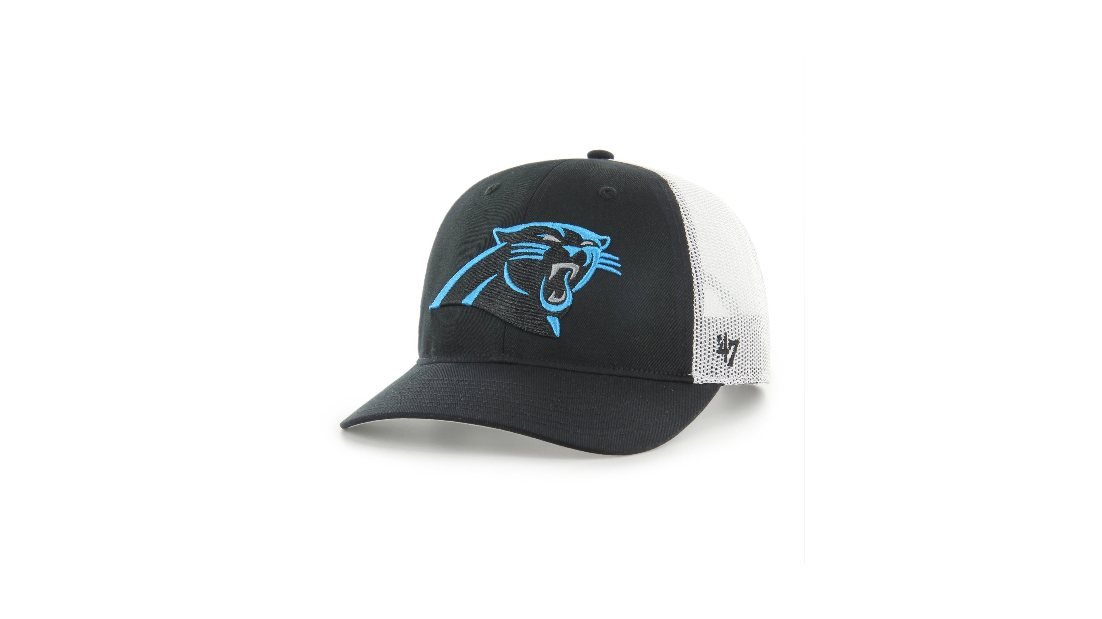 '47 Brand One Size Carolina Panthers Embroidered Trucker Hat