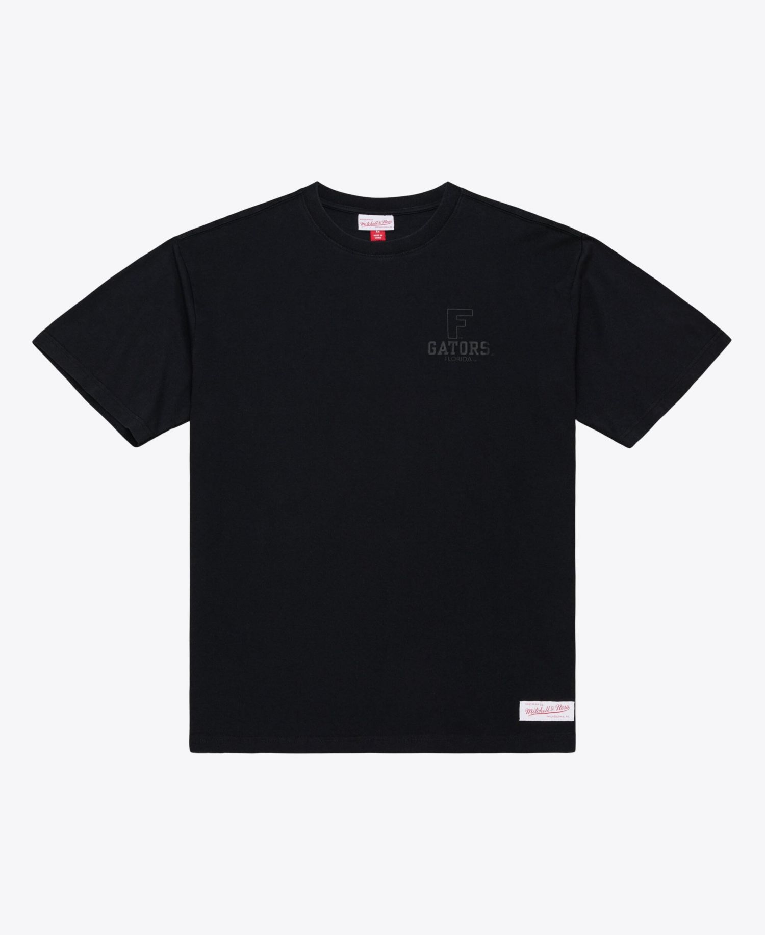 Men's Black Florida Gators Monochrome Icon T-Shirt