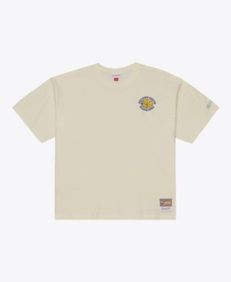 Men's Oatmeal Golden State Warriors Heritage Hues Oversized T-Shirt