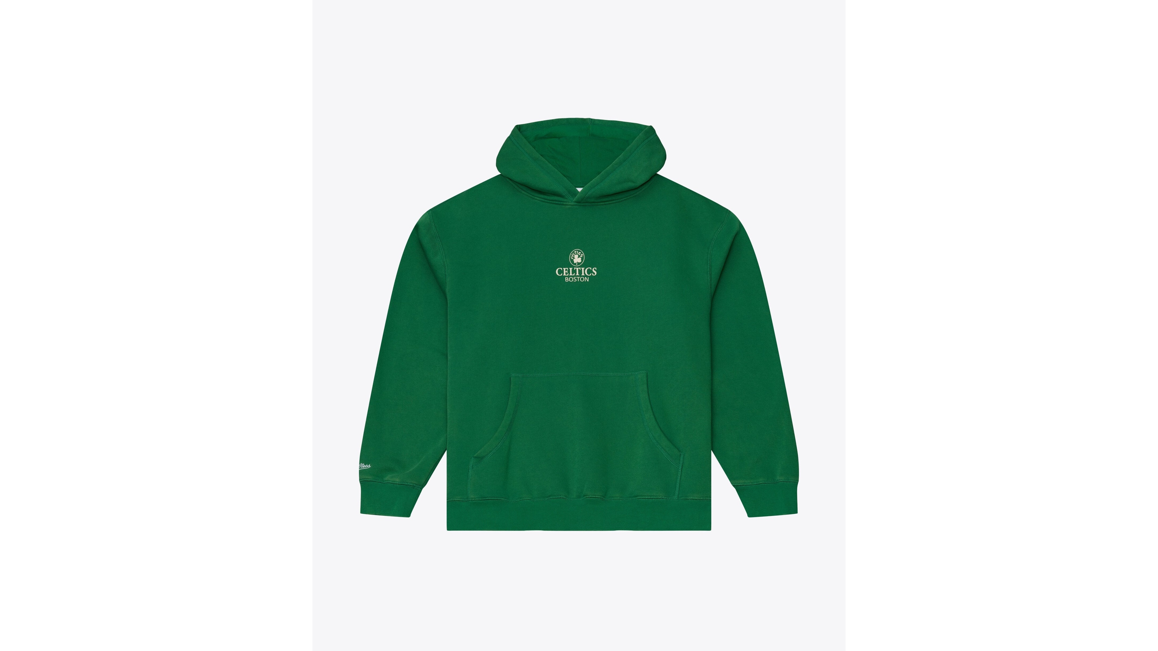 Mitchell & Ness Men's Boston Celtics Core Essentials Fleece Relaxed-Fit Hoodie