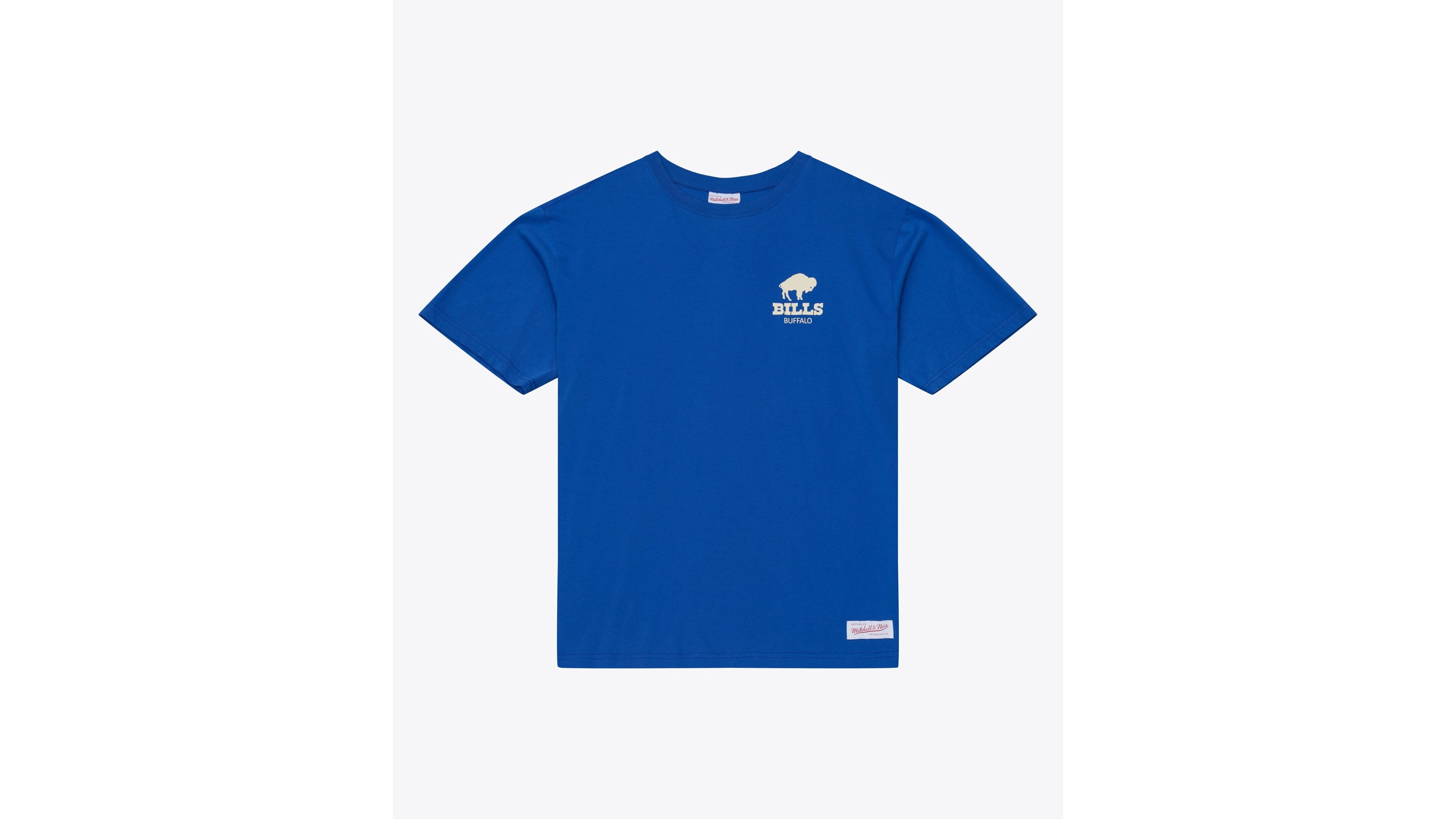 Mitchell & Ness Men's Buffalo Bills Core Essentials Micro Logo T-Shirt