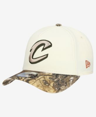 Men's Cream Cleveland Cavaliers Realtree Chrome Two-Tone 9FORTY A-Frame Adjustable Hat
