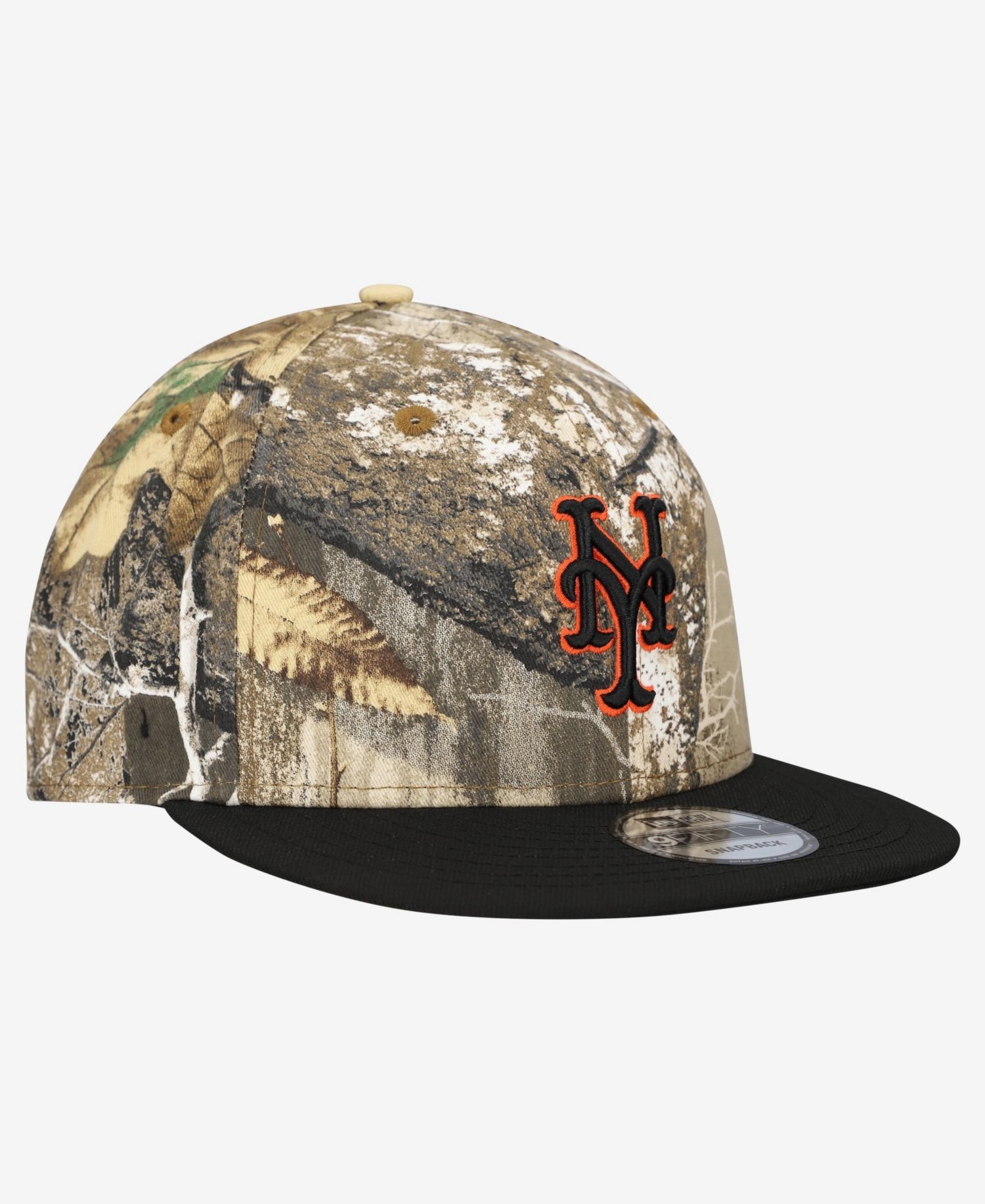 Men's Camo New York Mets Realtree Orange Pop 9FIFTY Snapback Hat