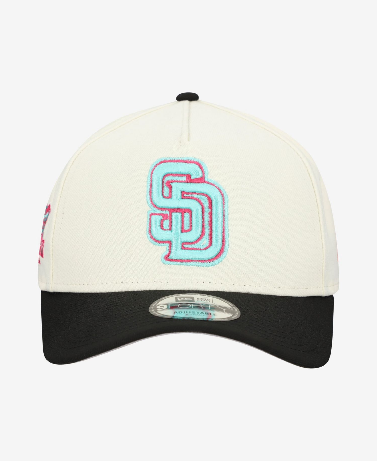 Men's Cream San Diego Padres Stadium Chrome 9FORTY A-Frame Adjustable Hat