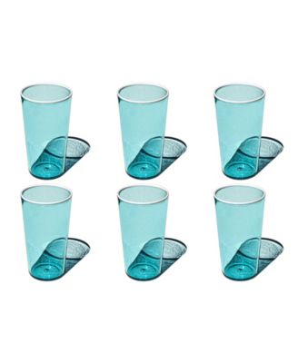 Contrast Acrylic Drinking Glasses, Set of 6