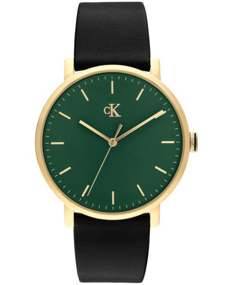 Мужские часы Calvin Klein Quartz Real Black Leather 40mm