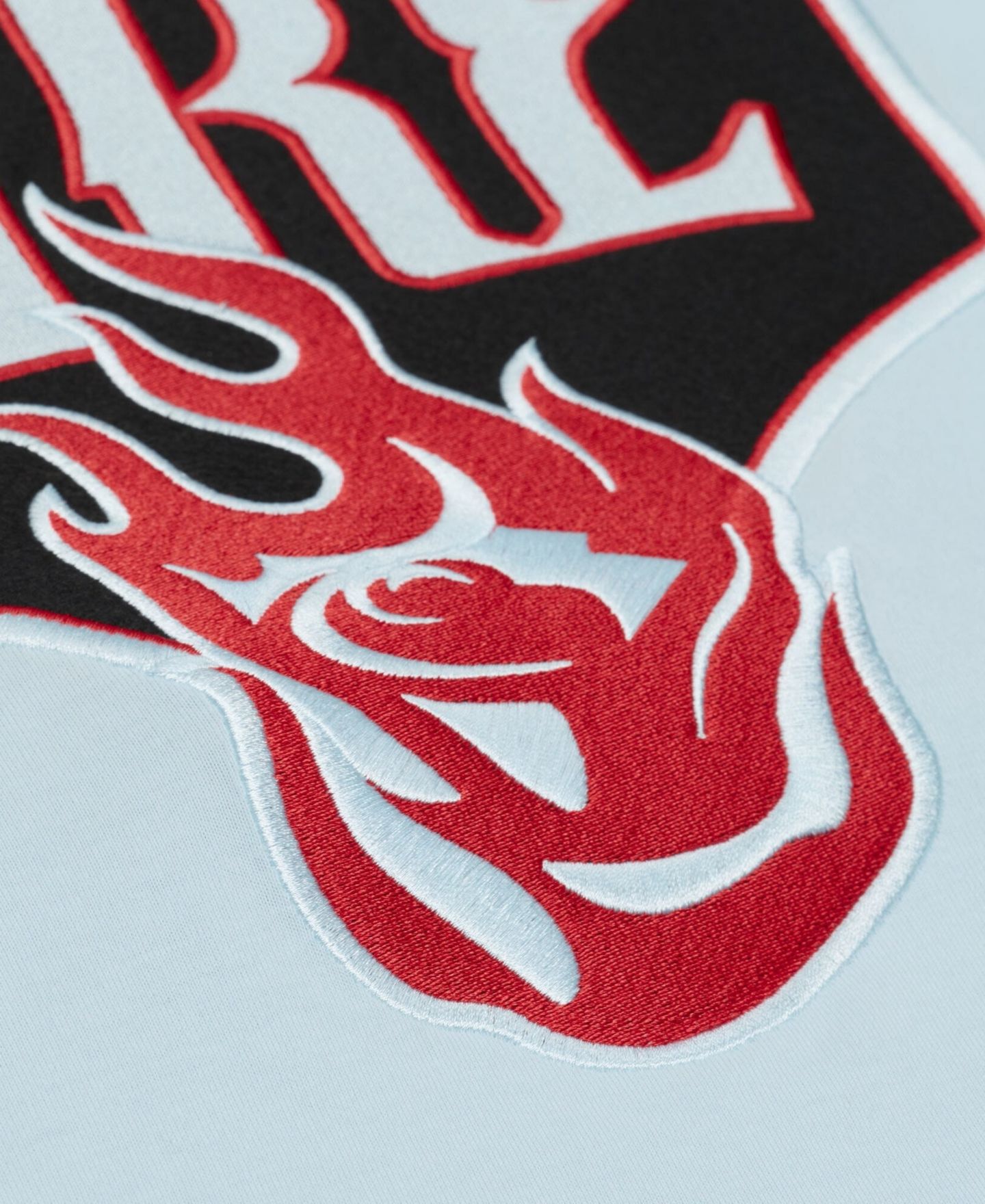 Мужская футболка Mitchell & Ness Powder Blue Portland Fire Logo Boxy — фото 4