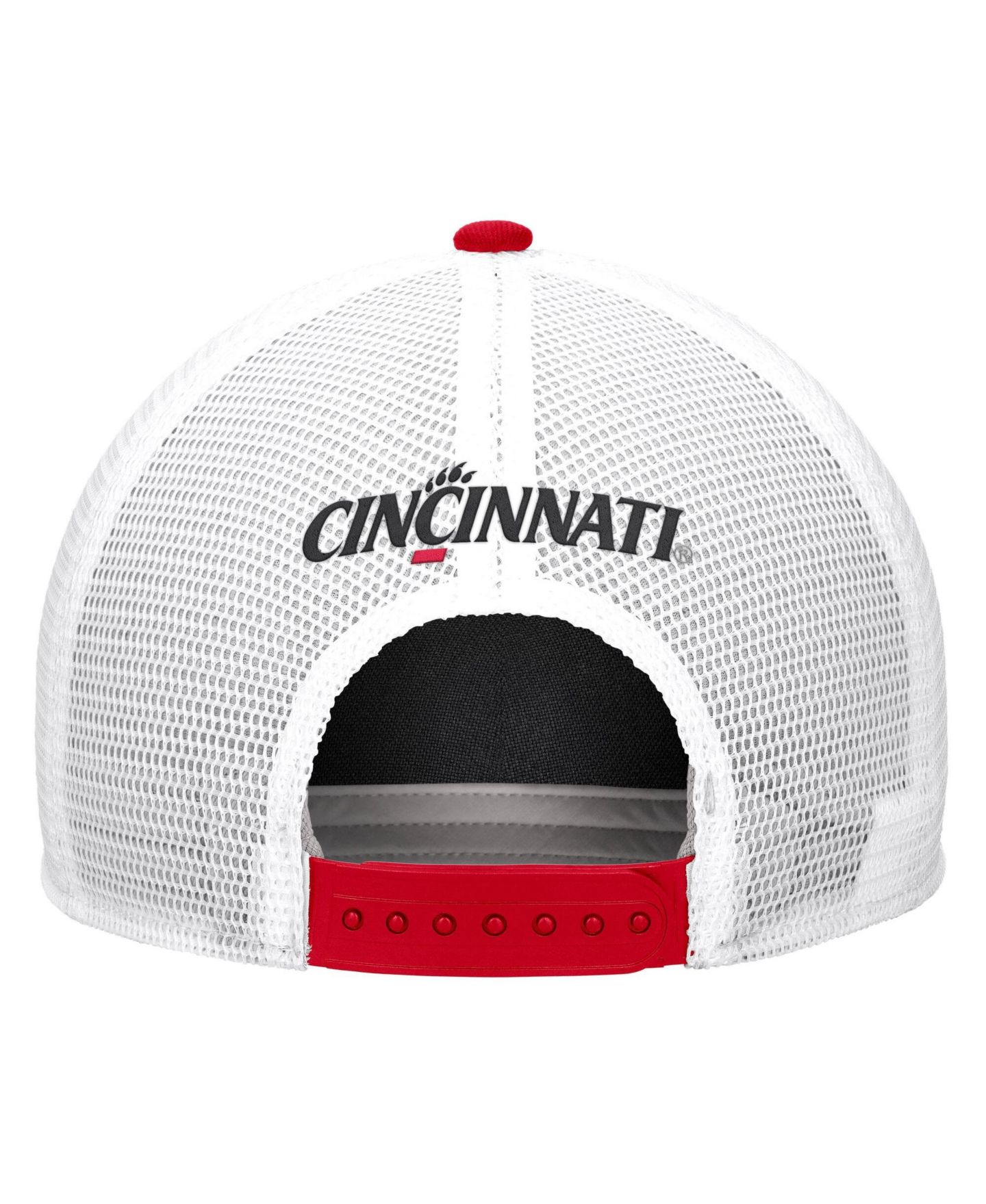Мужская кепка Nike Red Cincinnati Bearcats 2026 On-Field Rope Adjustable Trucker Hat — фото 2