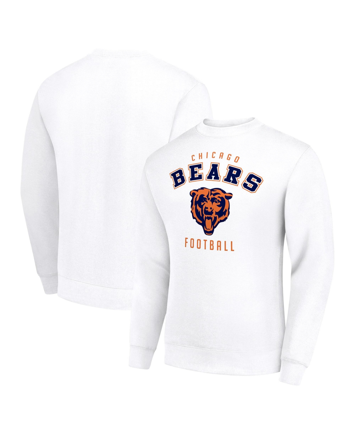 Starter Men's Chicago Bears Graphic Crewneck Sweatshirt - White
