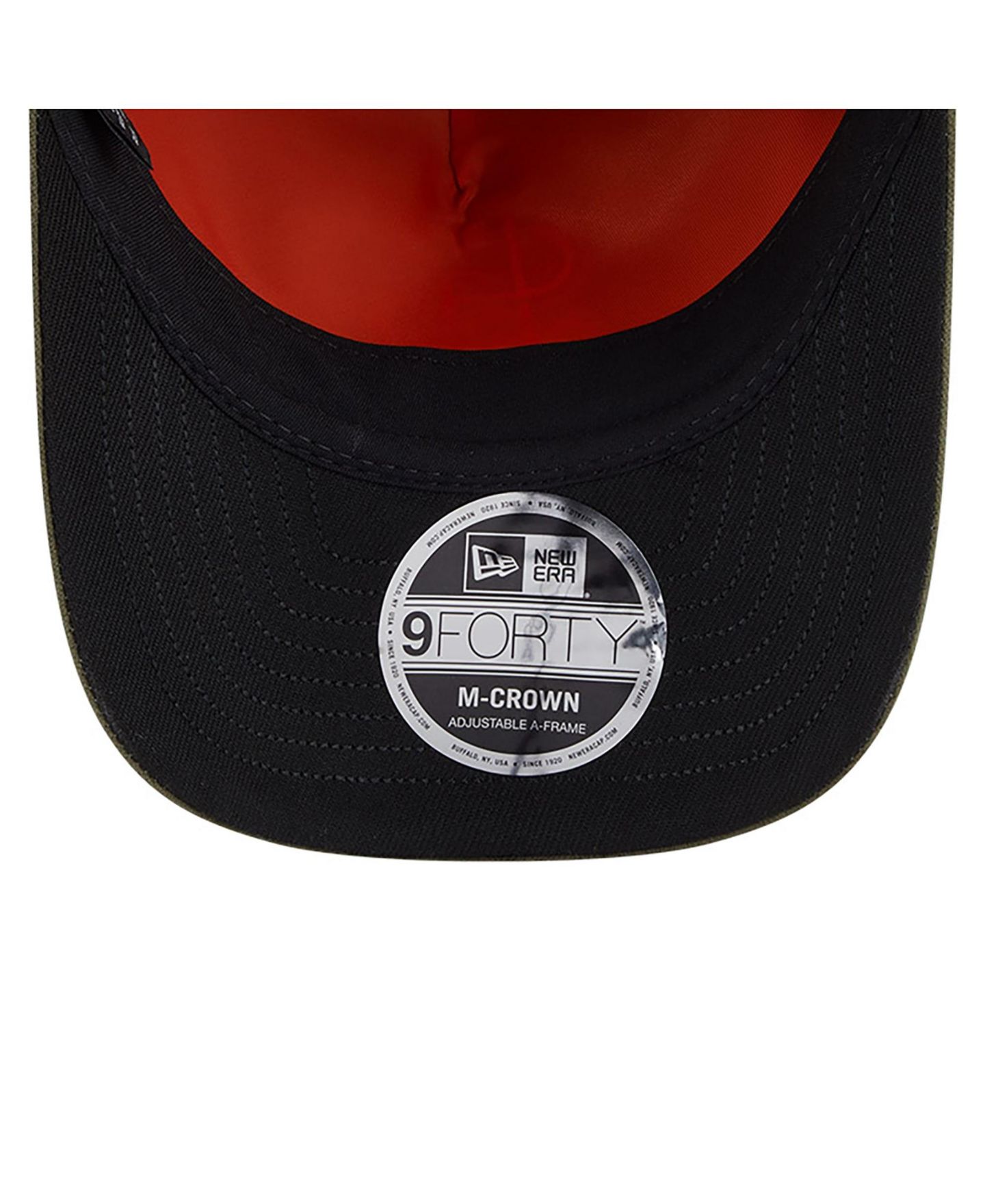 Мужская кепка New Era X Alpha Industries Olive St. Louis Cardinals A-Frame 9FORTY Adjustable Hat — фото 5