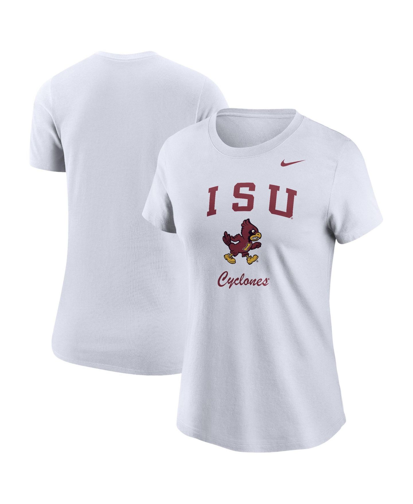 Женская футболка Nike White Iowa State Cyclones Primary — фото 1