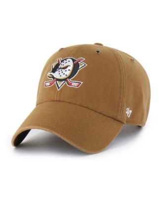 Men's  Brown Anaheim Ducks Clean Up Adjustable Hat