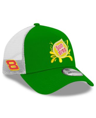 Men's  Green/White Dale Earnhardt Jr. Sun Drop 9FORTY Trucker Adjustable Hat