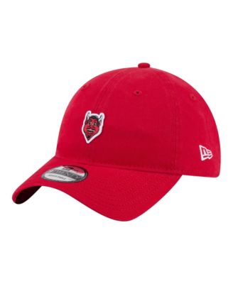 Men's and Women's Red New Jersey Devils Mascot Patch 9TWENTY Adjustable Hat