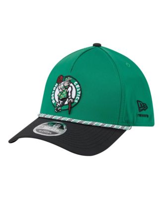 Men's Kelly Green/Black Boston Celtics Rope Two-Tone M-Crown A-Frame 39THIRTY Flex Hat