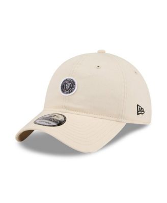Men's Beige Inter Miami CF Micro Team Logo 9TWENTY Adjustable Hat