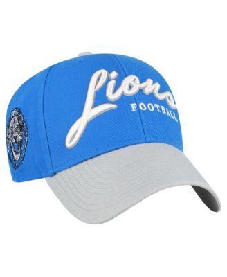 Men's Blue Detroit Lions Throwback MVP Adjustable Hat