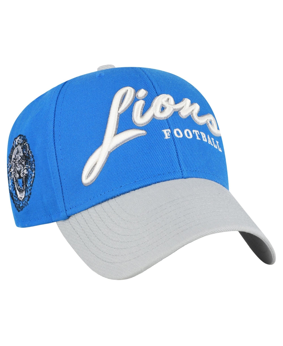 '47 Brand Men's Detroit Lions Throwback Mvp Structured-Fit Adjustable Baseball Cap