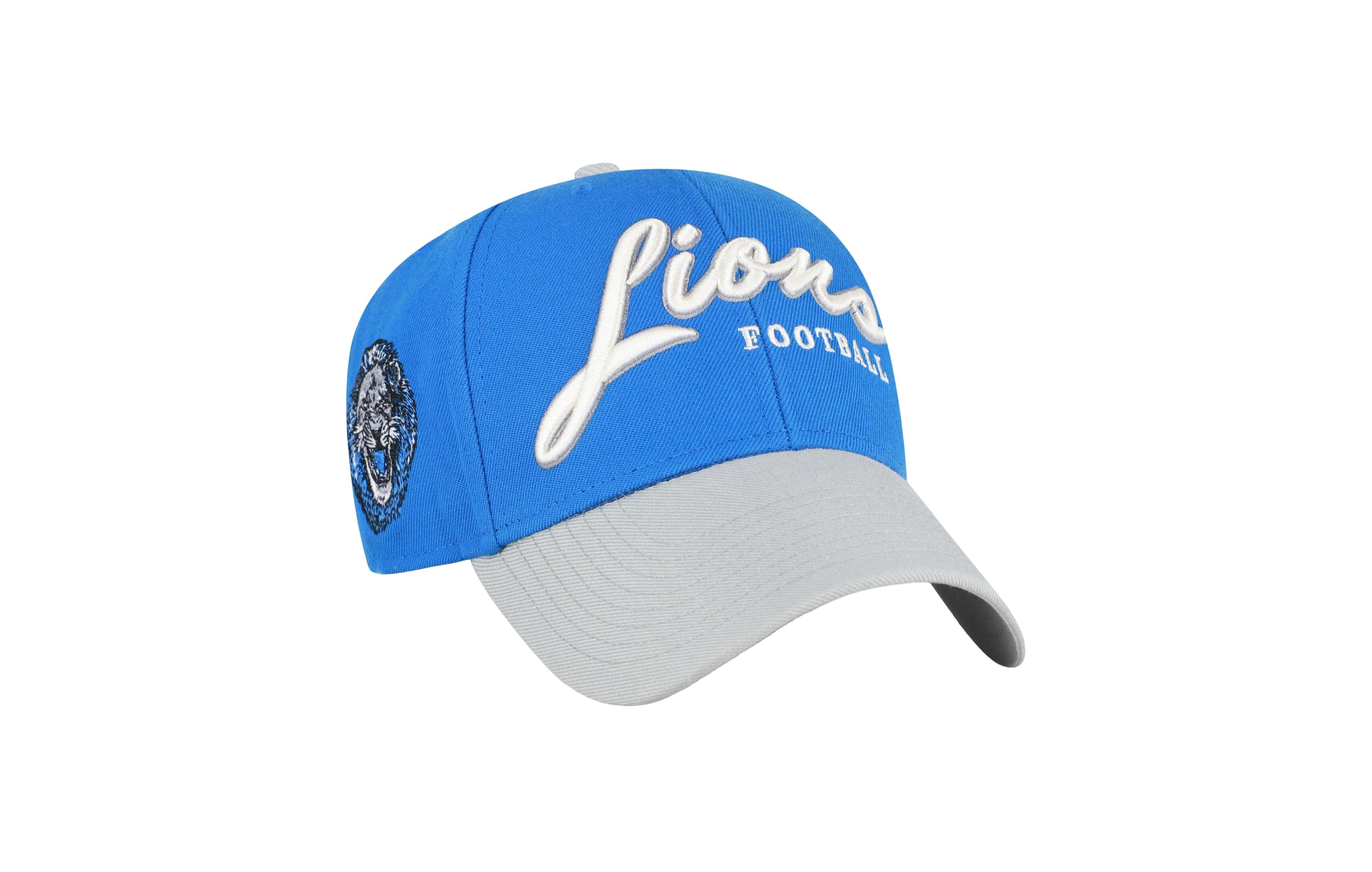 '47 Brand Men's Detroit Lions Throwback Mvp Structured-Fit Adjustable Baseball Cap