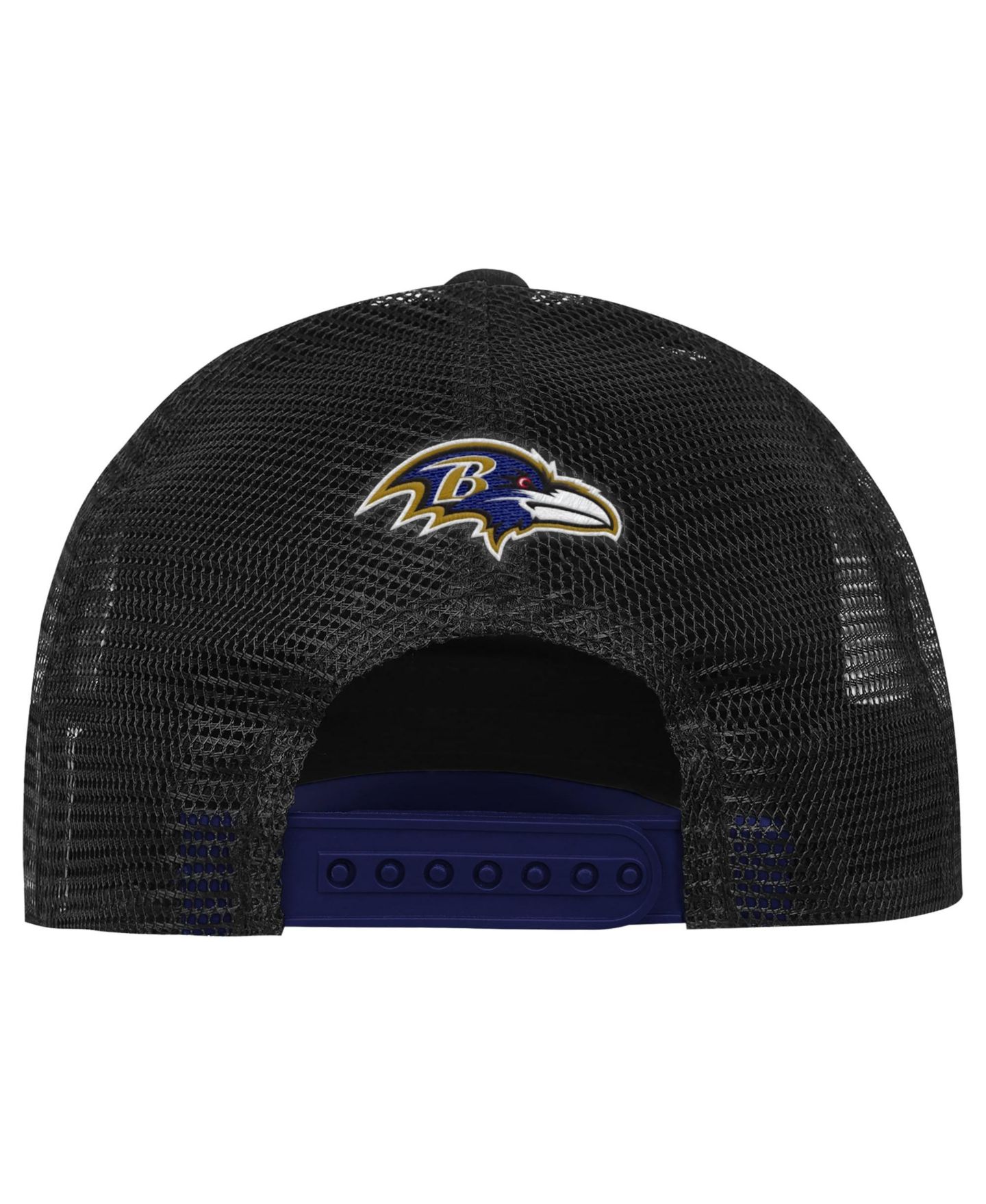 Детская кепка Outerstuff Black/Purple Baltimore Ravens Handoff Foam Adjustable Trucker Hat — фото 3