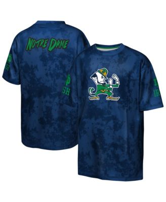 Big Boys and Girls Navy Notre Dame Fighting Irish Off-Side Sublimated T-Shirt